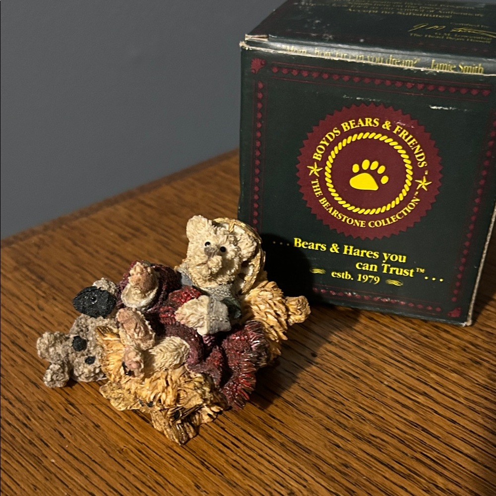 Boyds Bears Bearstone Collection - Nativity Scene